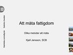 Att m ta fattigdom