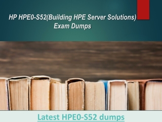 HPE0-S52 exam dumps