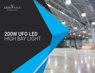 200W UFO LED High Bay Lights USA