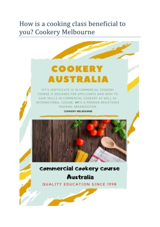 Cookery australia
