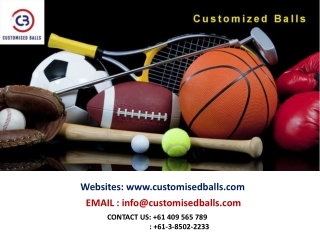 Get Promotional AFL Balls Online In Australia – Customised Balls