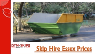 Skip Hire Essex Prices