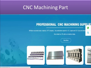 Cnc machining part