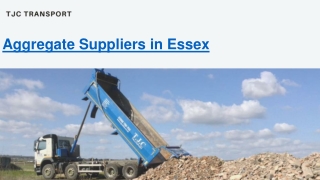 Aggregate Suppliers in Rayleigh