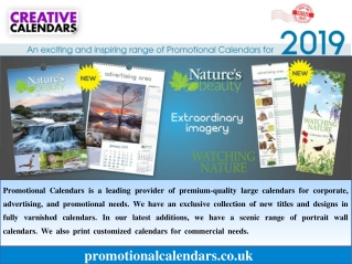 Advertising Calendars