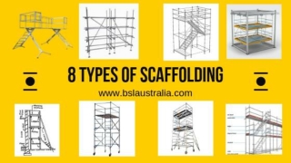 8 Types of Scaffolding and its Uses