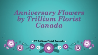 Anniversary Flower Gift By Trillium Florist | Best Flower Shops Toronto