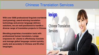 Chinese Translation Services