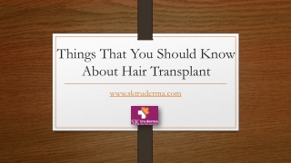 Best Hair Transplantation in Bangalore | SKTruderma