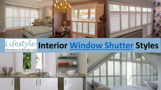 Interior Window Shutter Styles