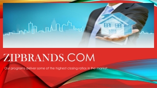 Real Estate Lead Generation Service - ZipBrands