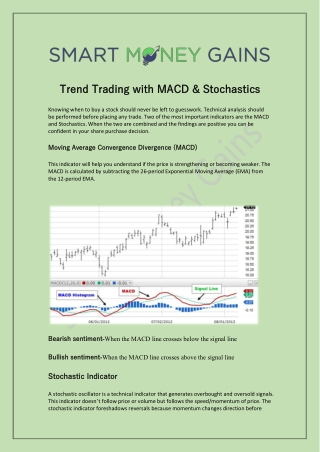 Trend Trading with MACD & Stochastics