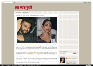 Malaika and Arjun Kapoor wedding is going on this day