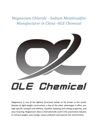 OLE Chemical