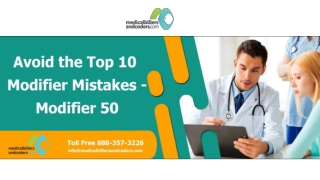 Avoid the Top 10 Modifier Mistakes – Modifier 50