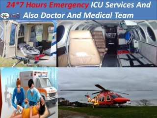 High medical caring support with MD doctors by king air ambulance service in dibrugarh