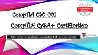 Get CompTIA CS0-001 Exam Study Guide - CS0-001 Dumps PDF - Realexamdumps.com