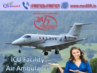 Take Paramount Air Ambulance Service in Dibrugarh