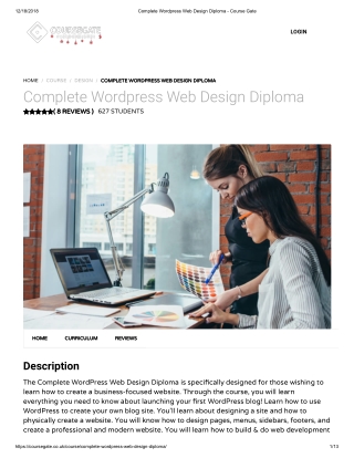 Complete Wordpress Web Design Diploma - Course Gate