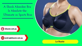 A Shock Absorber Bra Is Absolute the Ultimate in Sports Bras