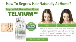 Regrow Hair Fast Home Remedy