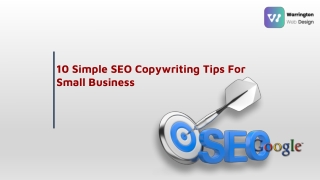 10 Simple SEO Copywriting Tips For Small Business