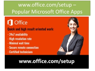 office.com/setup - Enter Office Setup Product Key in order to Install Office.com/setup Online