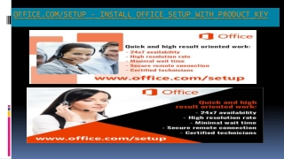 Office.com/setup - Install Office Setup with Product Key