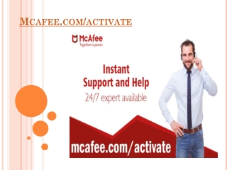 mcafee.com/activate – Download, Install and Activate McAfee Marylebone