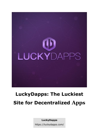 LuckyDapps: The Luckiest Site for Decentralized Apps