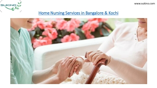 Home Nursing Services In Bangalore & Kochi