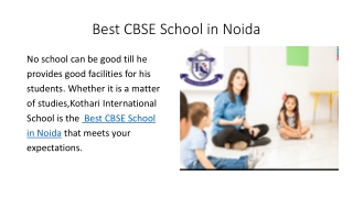 Best CBSE Schools in Noida