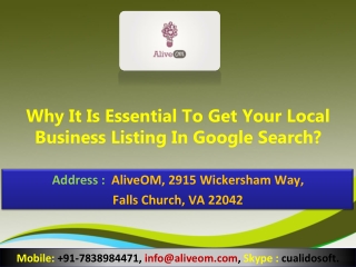 Why It Is Essential To Get Your Local Business Listing In Google Search?