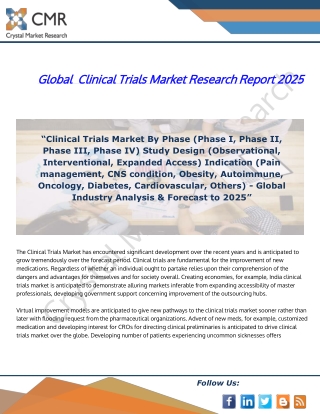 Clinical Trials Market