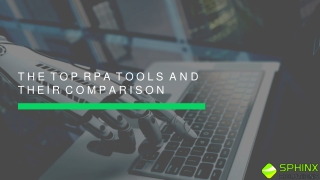 The Top RPA Tools and Their Comparison