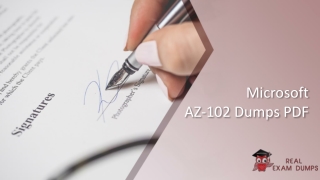 Valid AZ-102 Real Exam Questions –Microsoft AZ-102 Dumps RealExamDumps