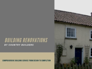 Building Renovation Services