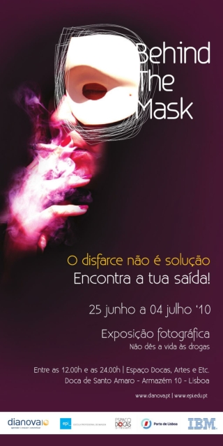 Flyer Campanha Behind the mask 2010