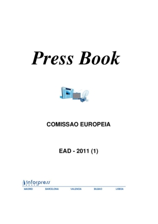 Press Book EAD part 1 Lisbon 2011