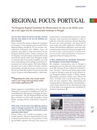 Rui martins regional focus portugal_communication_directormagazine_2012