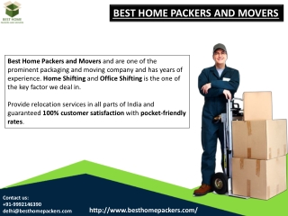 Packers and Movers in Delhi | Packers and Movers in Dwarka | Best Home Packers and Movers