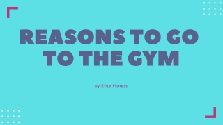 Why Should you join Gym ?