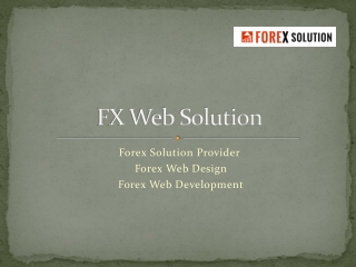 Forex Solution Provider | Forex Web Design | Forex Web Development