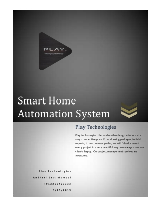 Home Automation consultant In India