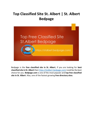 St. Albert Bedpage | Top Classified Site St. Albert