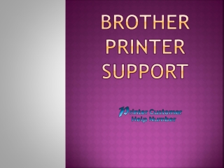 Brother Printer Support