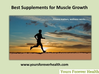 Best Supplements For Muscle Growth