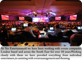 Events Companies London & The South East