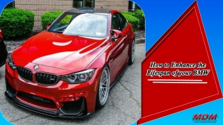 How to Enhance the Lifespan of your BMW
