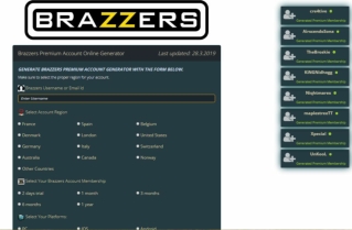 Brazzers Premium Account Membership Online Generator 2019